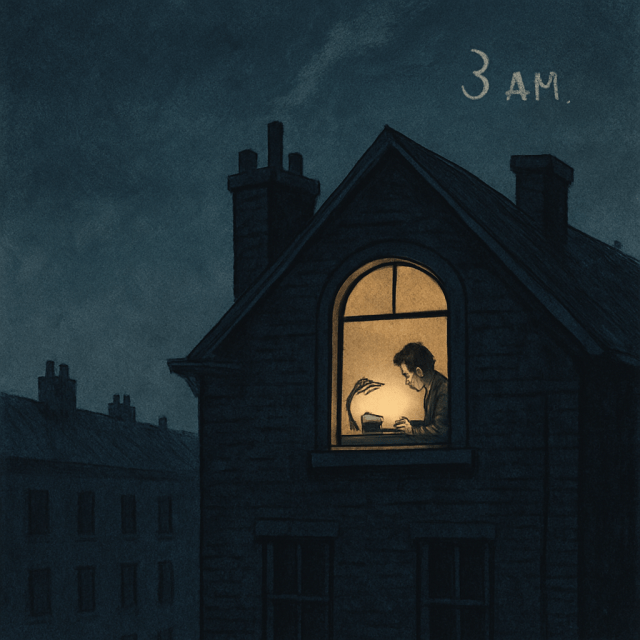 Writer at 3 a.m.